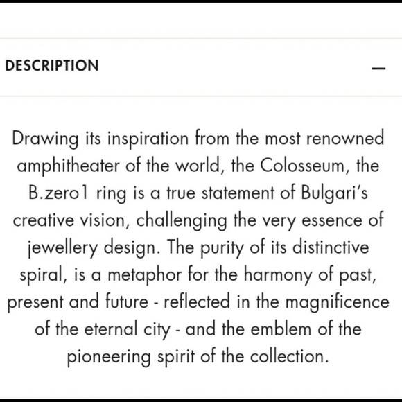 💍💍💍Authentic Unisex 18 Karat White Gold Bulgari B.Zero1 Ring Size 7-7.5 US - Picture 10 of 11